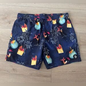 Volcom Navy Cocktail Print Board Shorts🍸🍹🍸🍹